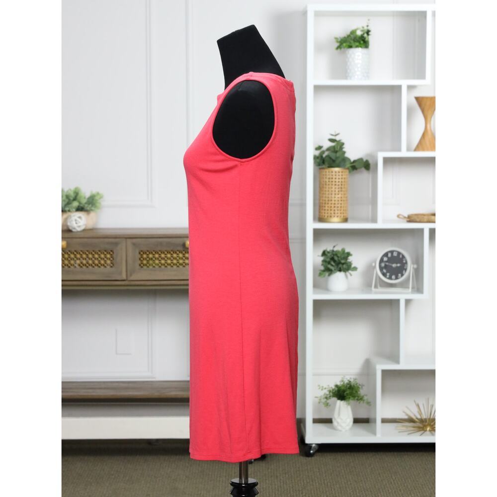 Tommy Bahama Sleeveless Shift Dress Pink Red Coastal Resort Vacation Small New - Picture 5 of 15